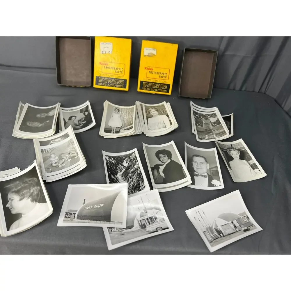 Large Lot of Vintage Photographs in Kodak Boxes